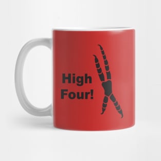 High Four Parrot Foot Mug